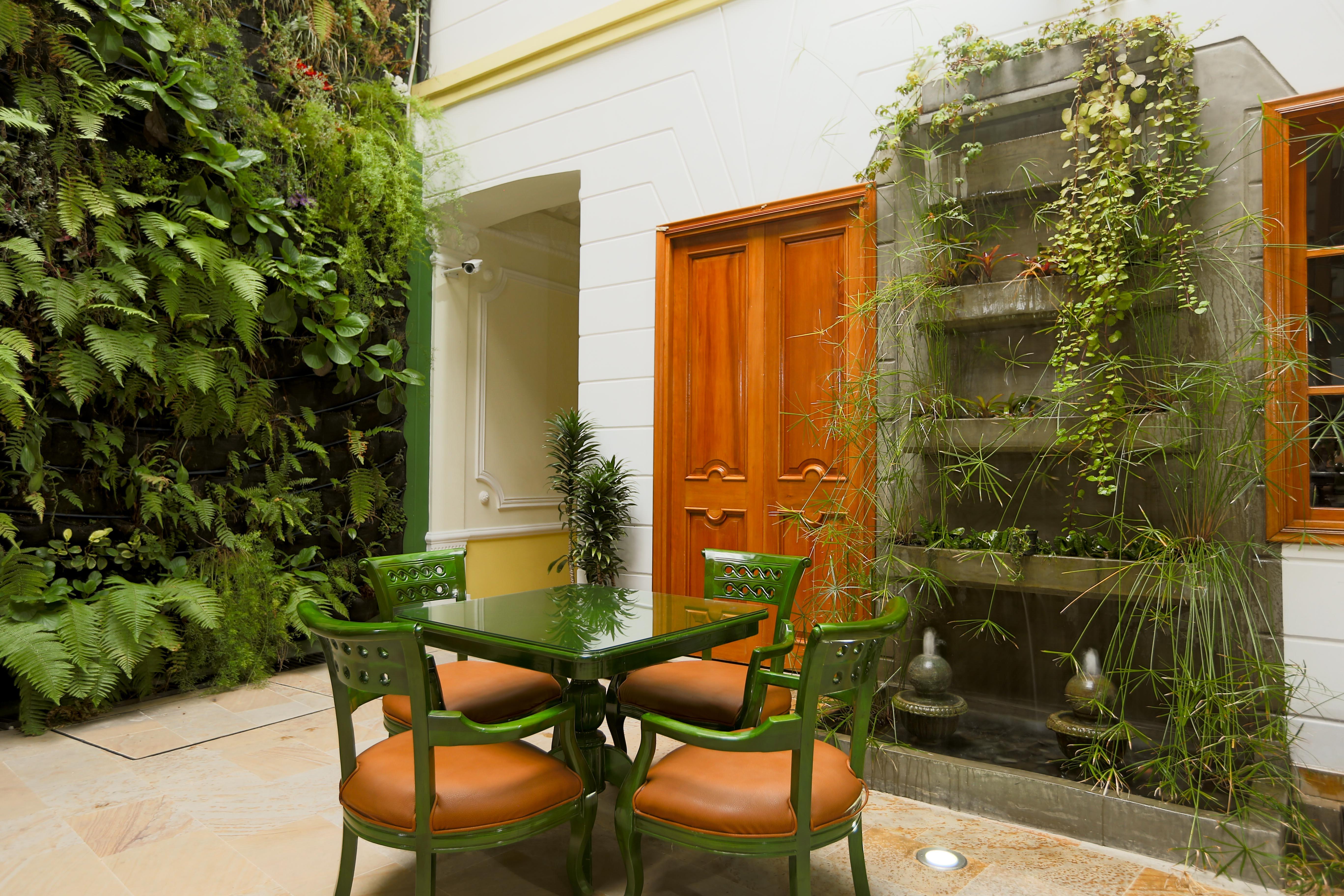 Hotel Santa Lucia Boutique Spa ボゴタ エクステリア 写真 Living wall in a home